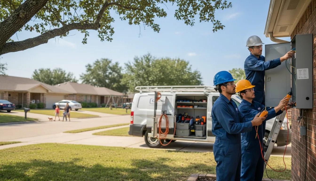 Certified electrician providing emergency electrical services in Alexander, NY